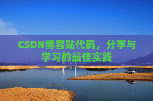 CSDN博客贴代码，分享与学习的最佳实践